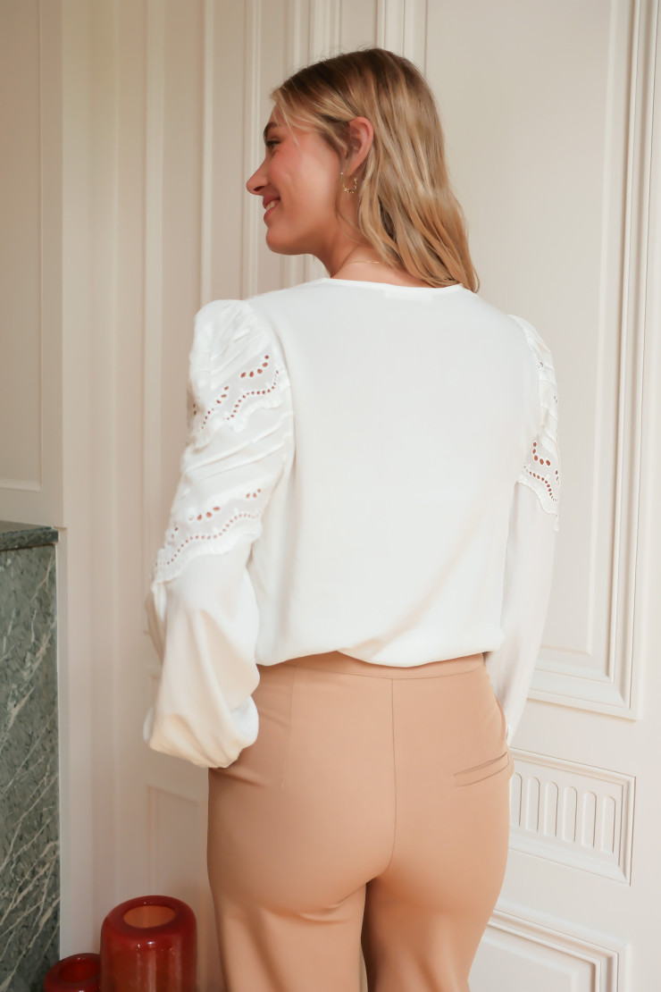 Blouse ALANA - Blanc