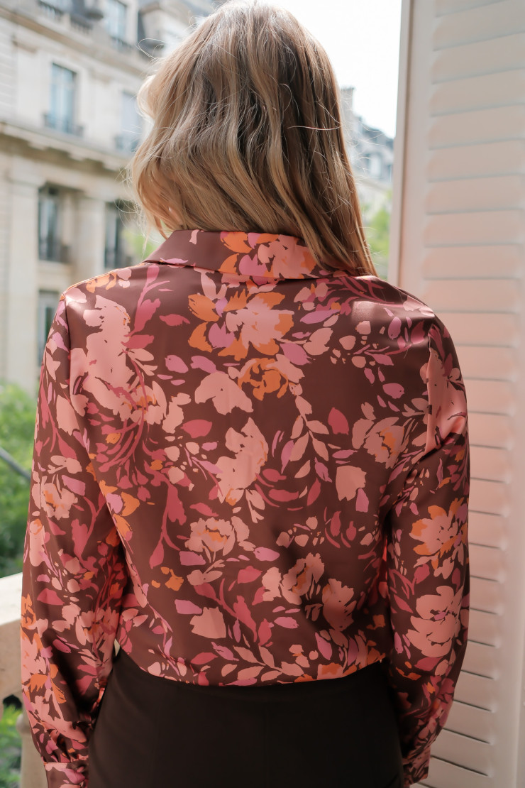 Blouse ALOIS - Marron