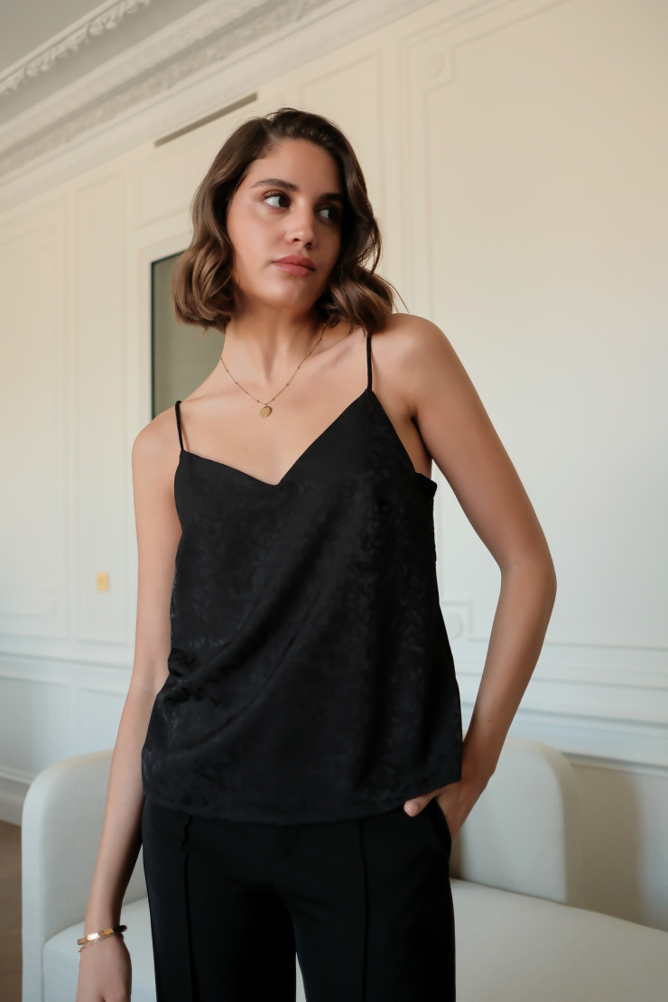 Top SHEILA - Black