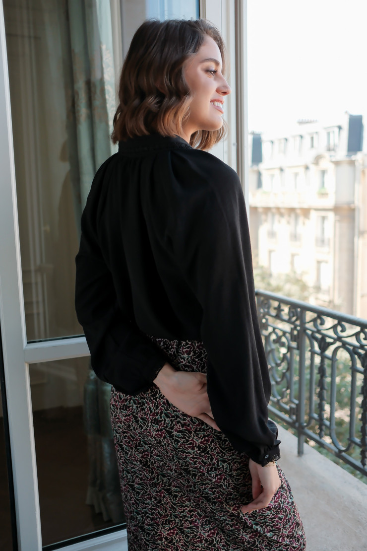 Blouse AMORE - Noir