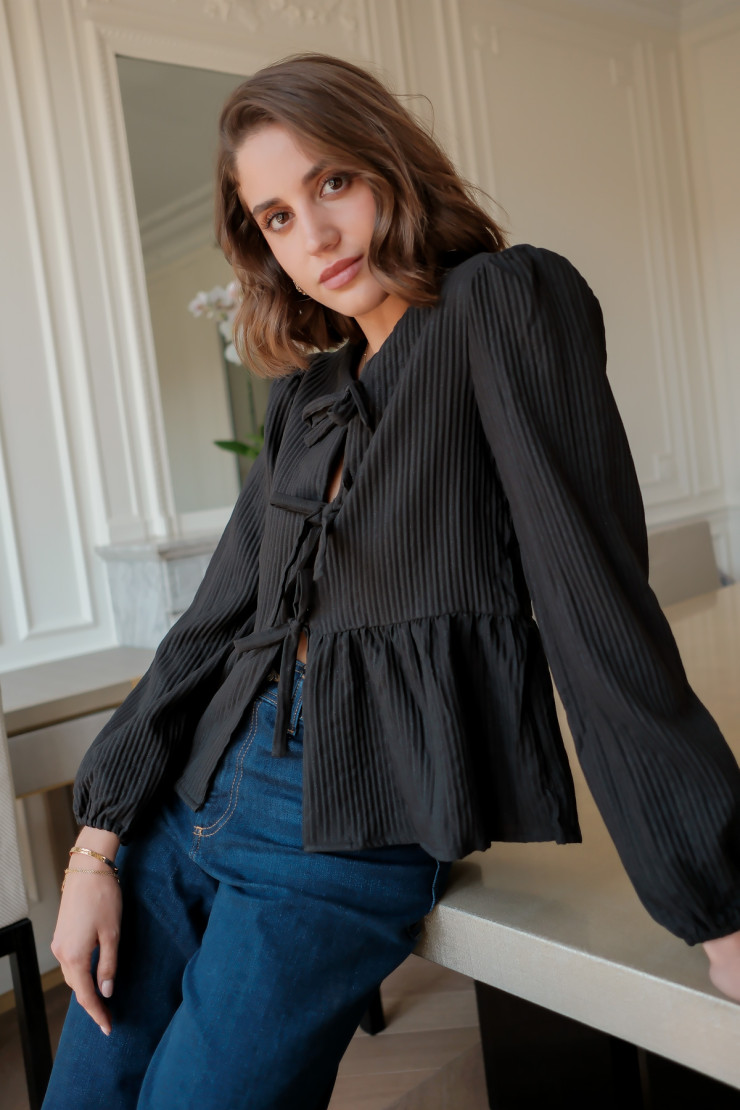 Blouse ALIANA - Noir