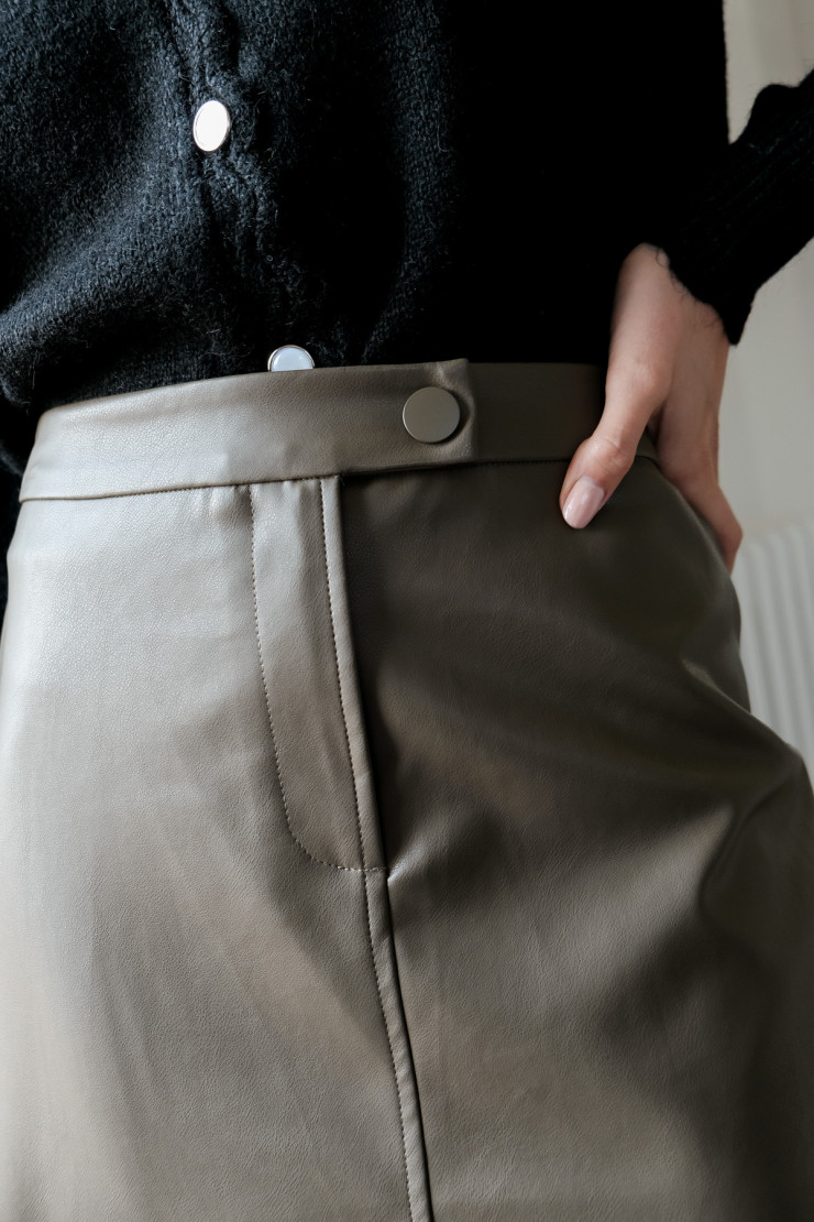 Skirt FRANK - Khaki