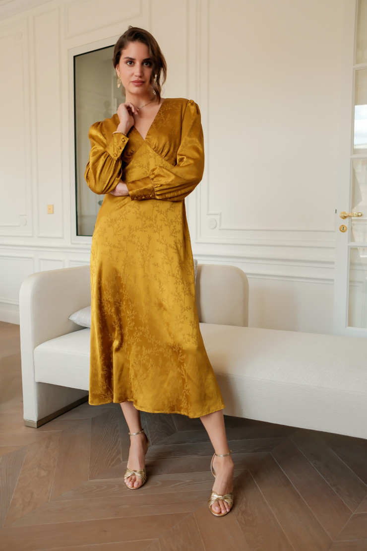 Robe KIMBERLY - Jaune