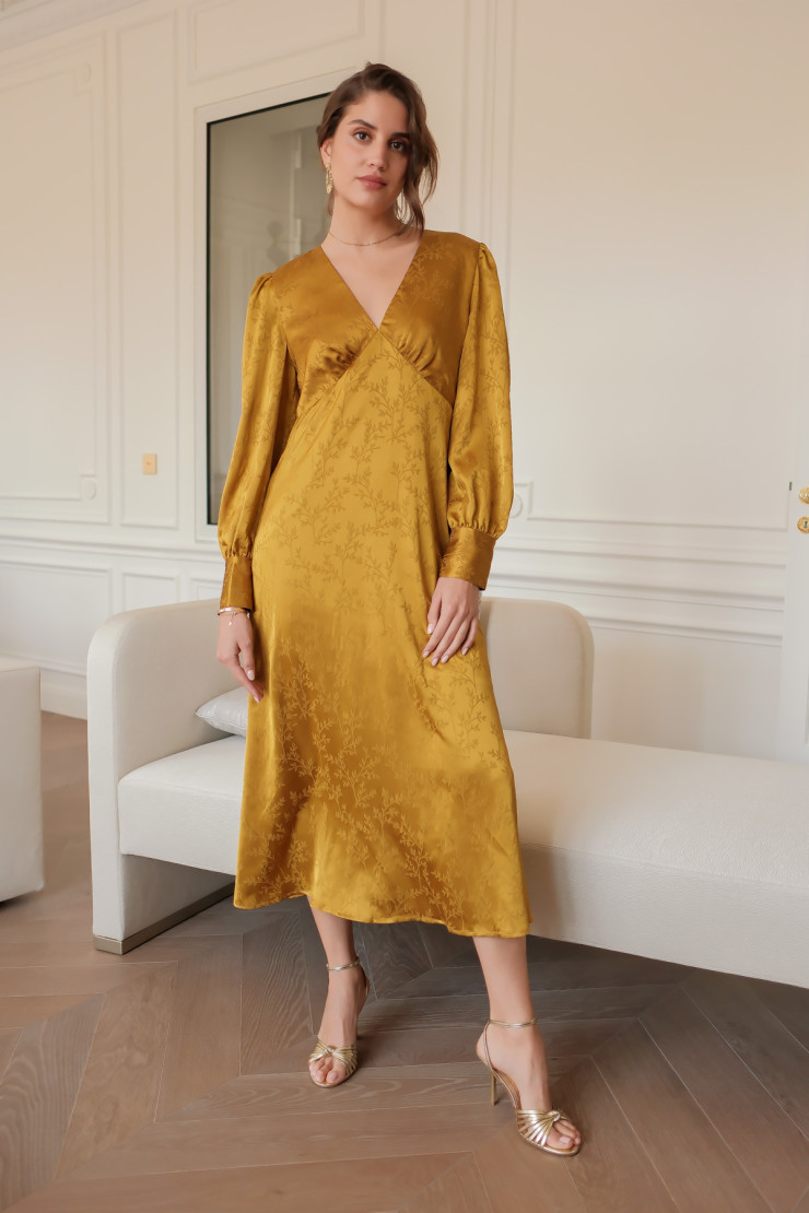 Robe KIMBERLY - Jaune