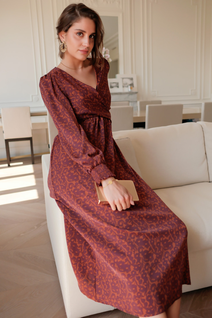 Robe ASHLEY - Marron