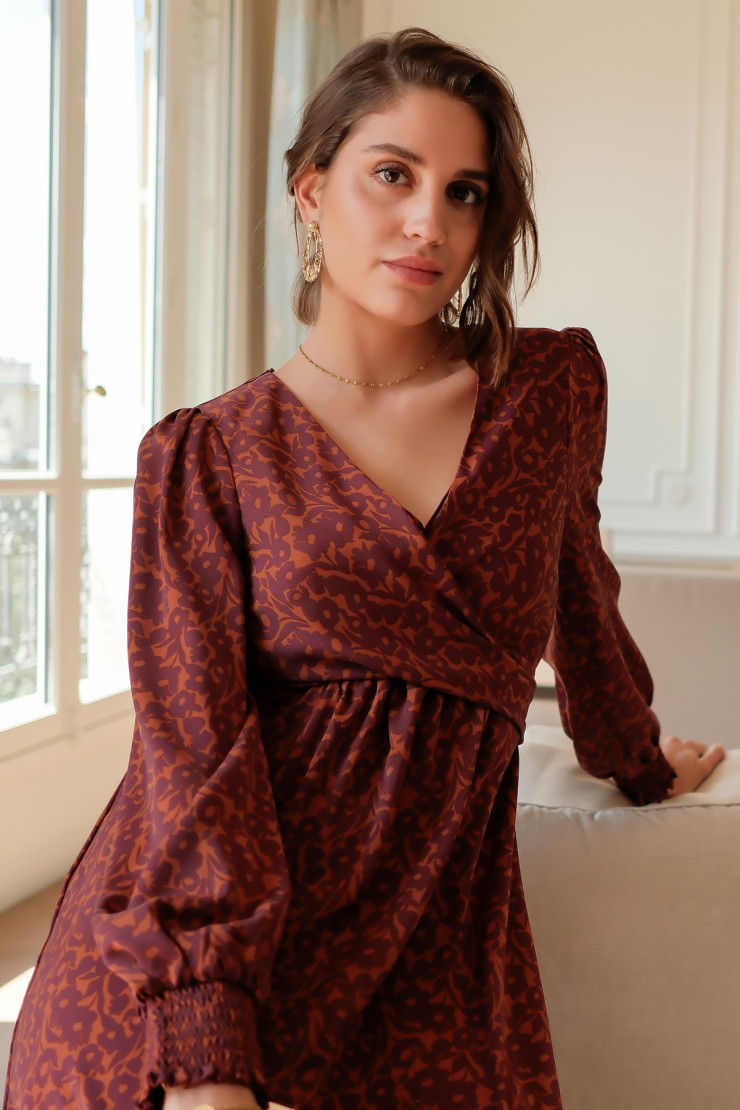 Robe ASHLEY - Marron