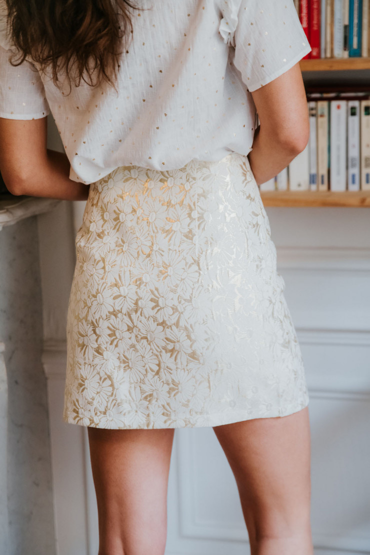 Skirt CALINE Gold