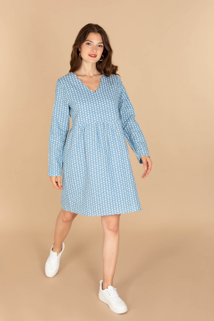 Dress BERTILLE Light blue