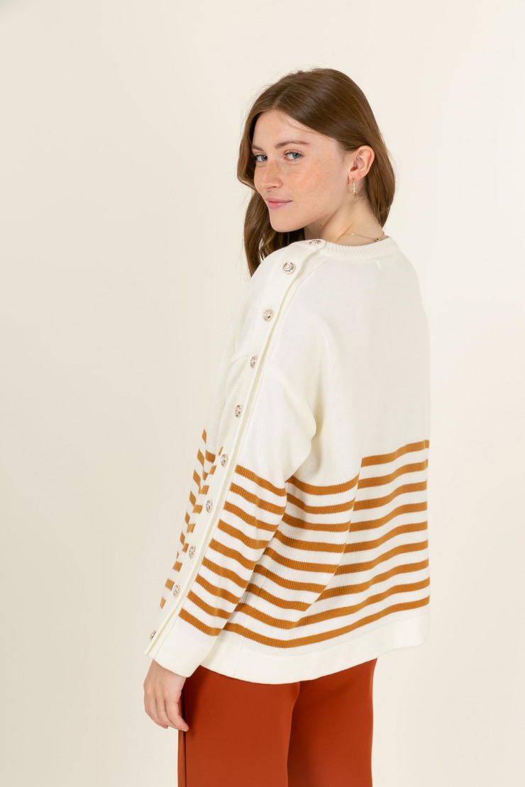 Knit sweater IRIS Camel