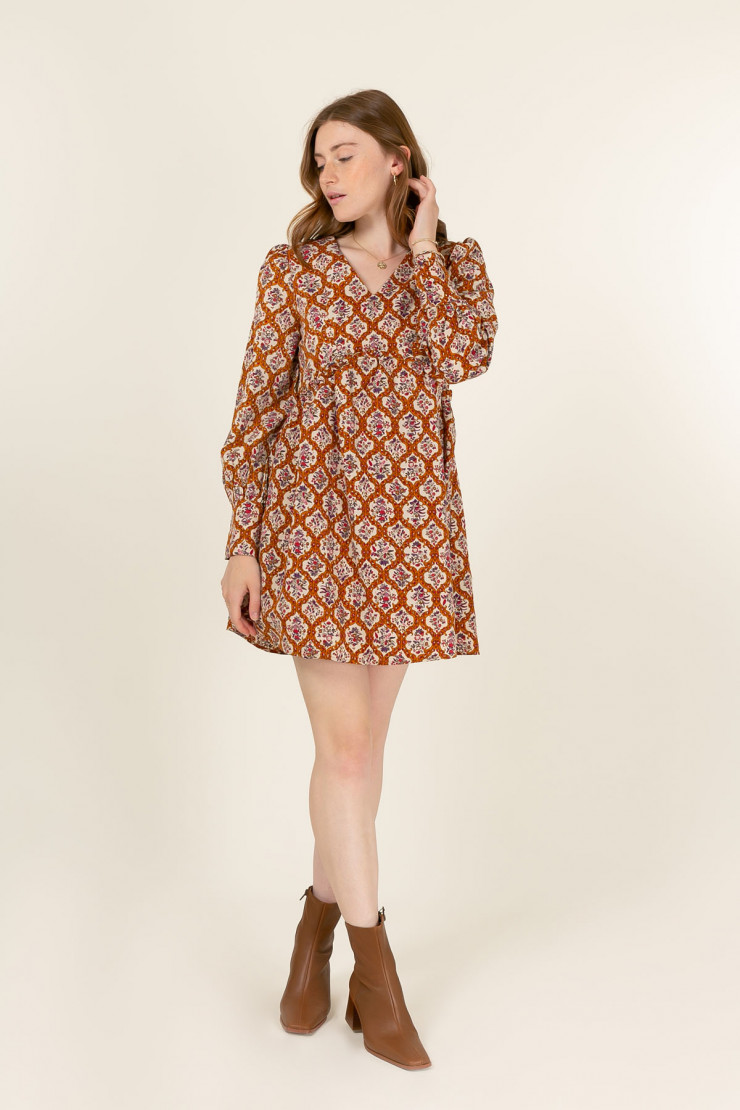 Dress HIRO Camel