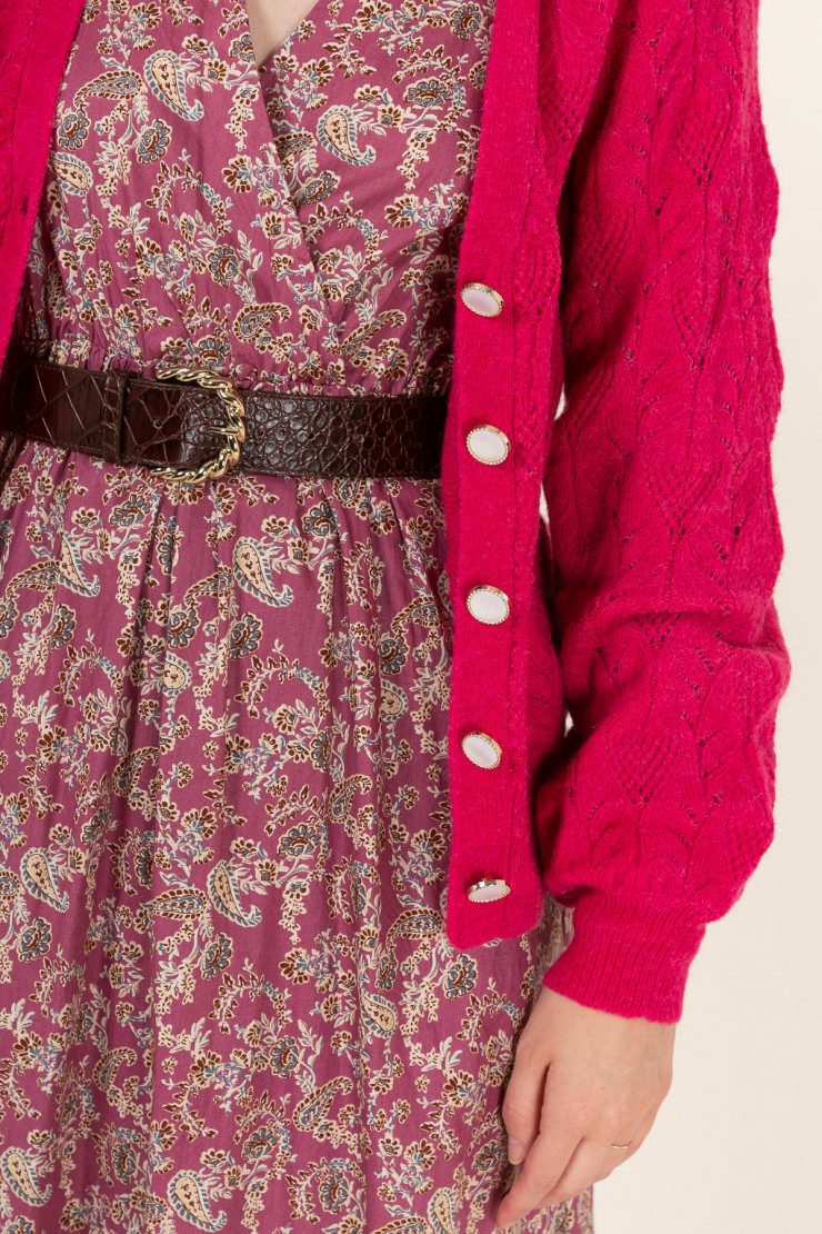 Knit sweater DORINE Pink