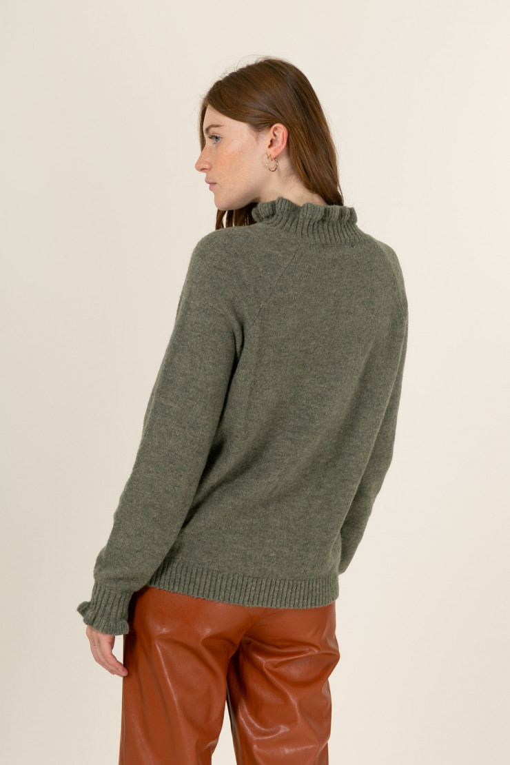 Knit sweater INAYA Green